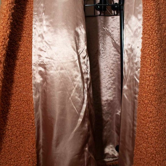 NWT J. Crew Double Breasted Teddy Sherpa Coat in Adobe Clay - PXS - Picture 6 of 9